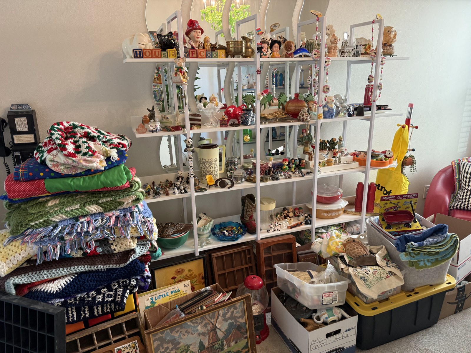Vintage inventory behind the scenes at House of Coop